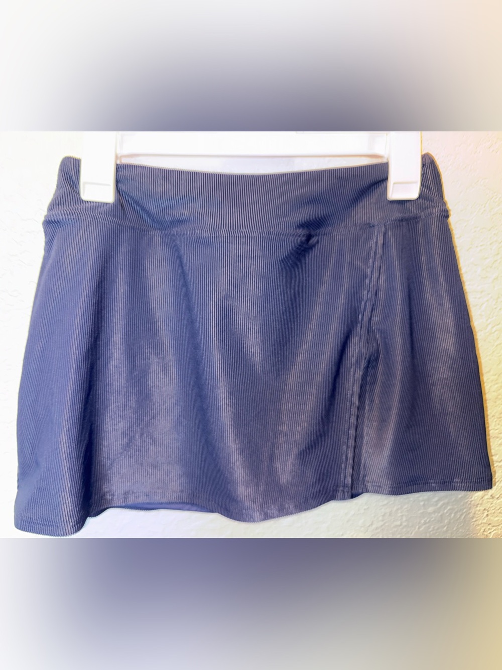 Beach House Blue Pinstripe Swim Skirt